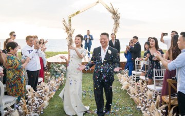 Elegant Thai Beach Wedding Featuring Cotton Florals