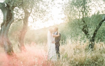 Ethereal Tuscan Destination Wedding With An Adorable Gelato Cart