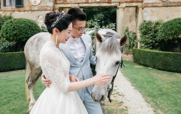 Lavish Jazz-era Destination Wedding In Tuscany (With Four Stunning Dresses!)