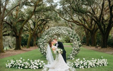 Lavish Florals Decorate This Gorgeous Intimate Southern Wedding