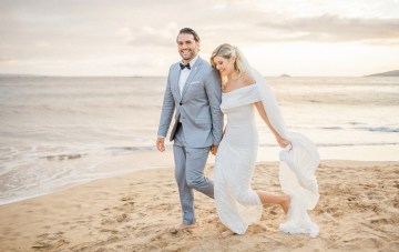 A Laid-Back Hawaiian Beach Wedding (Planned In Two Months!)