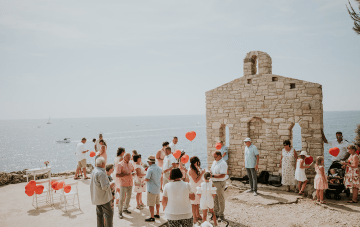Quaint & Casual Seaside Croatian Wedding