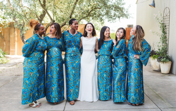 Colorful Dance-filled Nigerian & Japanese Sonoma Wedding