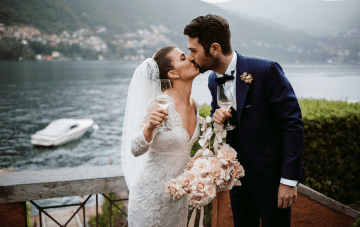 Romantic & Cinematic Lake Como Wedding
