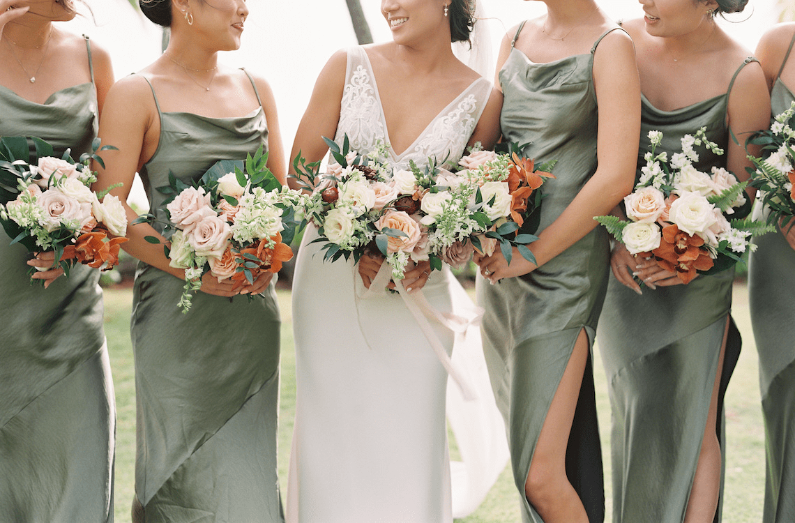 Elegant Sage Green Hawaii Destination Wedding – Etcetera Photo 58