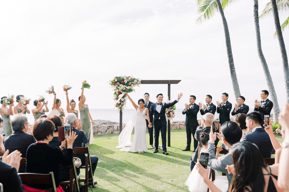 Elegant Sage Green Hawaii Destination Wedding – Etcetera Photo 66