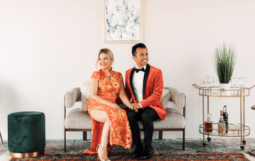 Chinese & Western Foodie Wedding With An Affogato Dessert Station