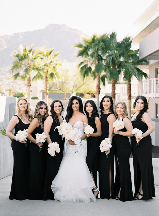 Modern Black Tie Arizona Wedding at Mountain Shadows – Saje Photography – Bridal Musings 15