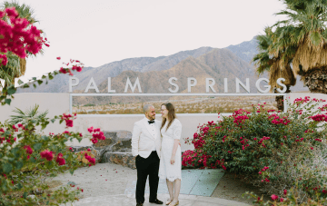 Mid-century Modern Palm Springs Elopement