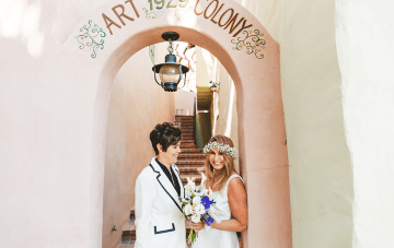 A Stylish Valentine’s Day Wedding At Colony 29, Palm Springs