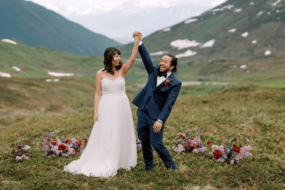 The Most Beautiful Elopement We Have Ever Seen – Hatchers Pass Alaska – Outland Creative – Corinne Graves – Bridal Musings – Elopement Giveaway 6